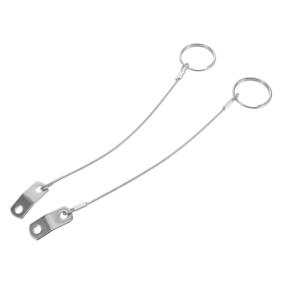 LITINKIMI 2Pcs Stainless Steel Marine Grade Bimini Top Pins with Quick Release and Safety Tether