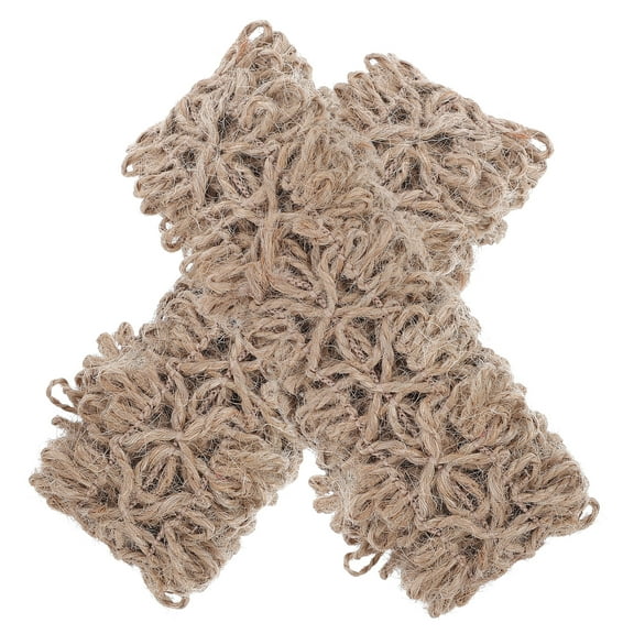 unbranded 2 Pcs Burlap Lace Ribbon Handbook Decoration Rope