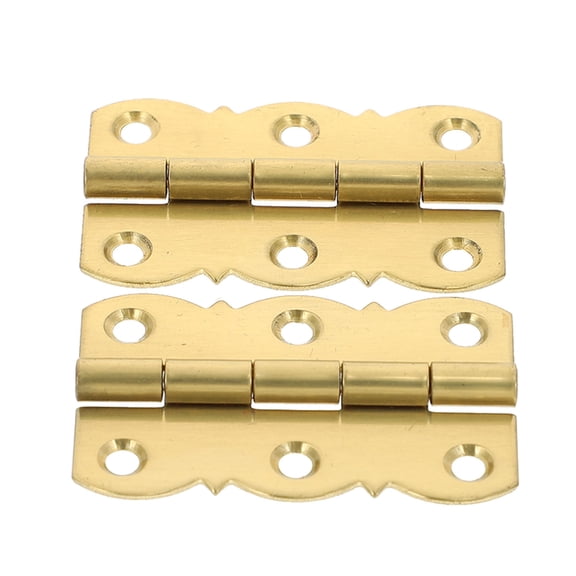 YSNOOWE Set of 2 Vintage Brass Piano Hinges with Rust Resistant Finish for Furniture Hardware