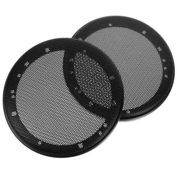 ORDDIART 4-Inch Round Plastic Speaker Grill Covers for Car Door Speakers, 2-Pack Replacement Mesh Protectors