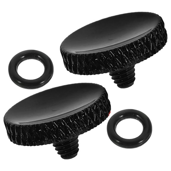 Shutter Release Button for Camera with Threaded Design Made of Aluminum Alloy Black 2 Pieces