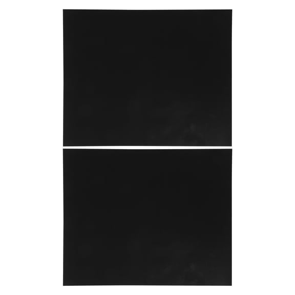 unbranded 2 Pcs Cookware Oven Lining Grill Liner 50.00X40.00X0.02CM Black