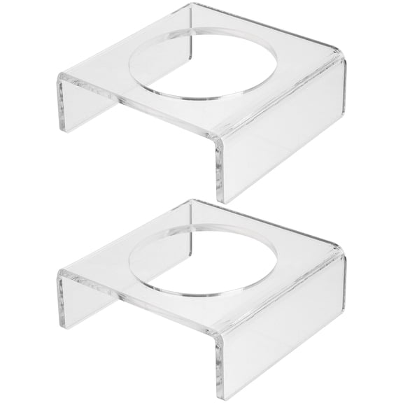 unbranded 2 Pcs Ball Bin Acrylic Holder Softball Display Stand Basketball