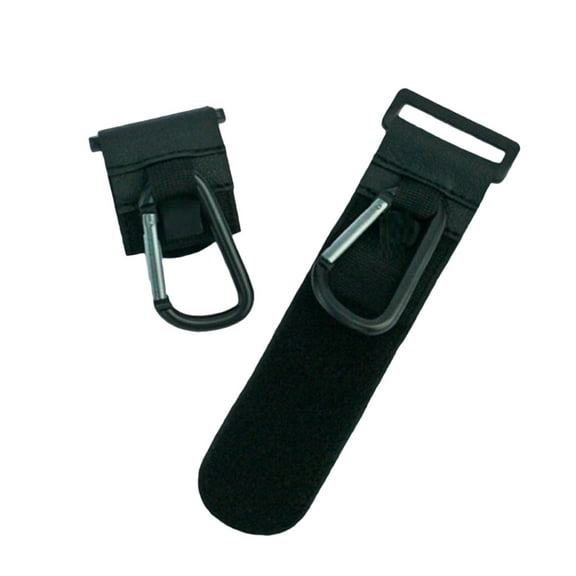 unbranded 2 Pcs Double-sided Carriage for Easy Storage Hands-free Hooks 20*5*0.5cm Black