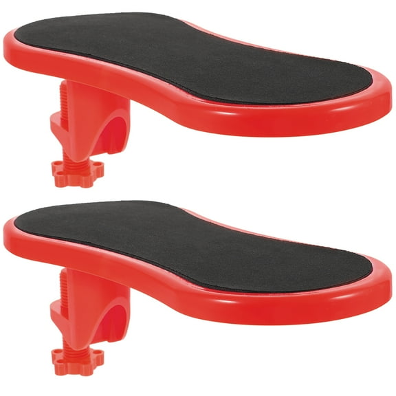 unbranded 2 Pcs Elbow Rest for Desk Office Accessories Keyboard Wrist Carpal Tunnel Brace Sleeping Red