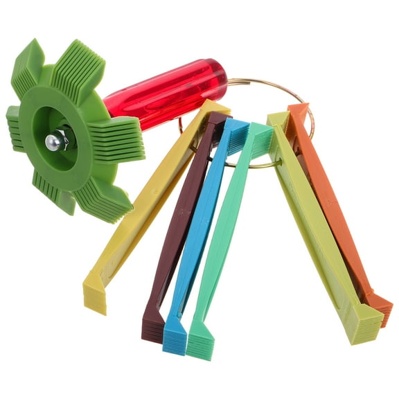 COSMOBETTY Radiator Comb Tool Assorted Color 2Pcs 6.3X3.4X0.8In