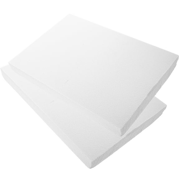 unbranded 2 Pcs Foam Board Micro Landscape Sand Table Decoration Air Dry Clay for Kids Blocks White