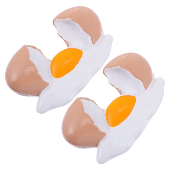 DEEPCRAFF Mini Fridge Stickers Resin Material Fridge Ornament Home Decor 2Pcs 2.4x1.4x0.6In