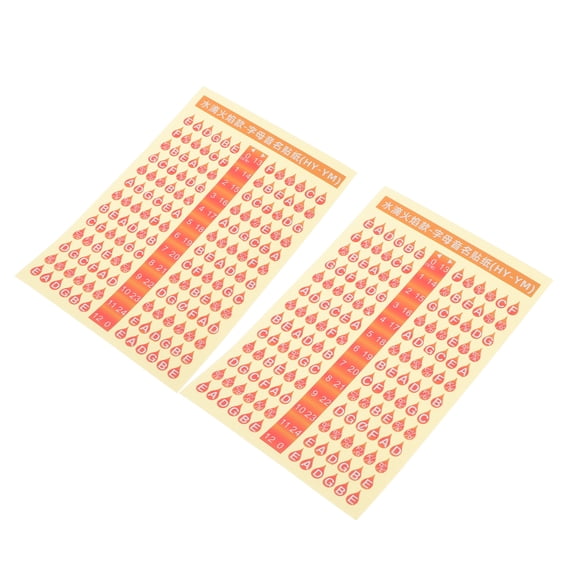 HINTRMENT Guitar Fretboard Note Stickers, 2-Pack PVC Material, Easy to Apply, and Clear for Beginners and