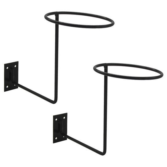 unbranded 2 Pcs Hat Frame on The Wall Rack Racks Hats for Men Man Black