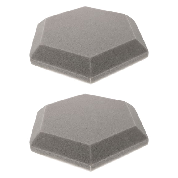 2 Pack Hexagonal Acoustic Soundproofing Wall Panels Noise Absorbing Insulation Cotton Boards
