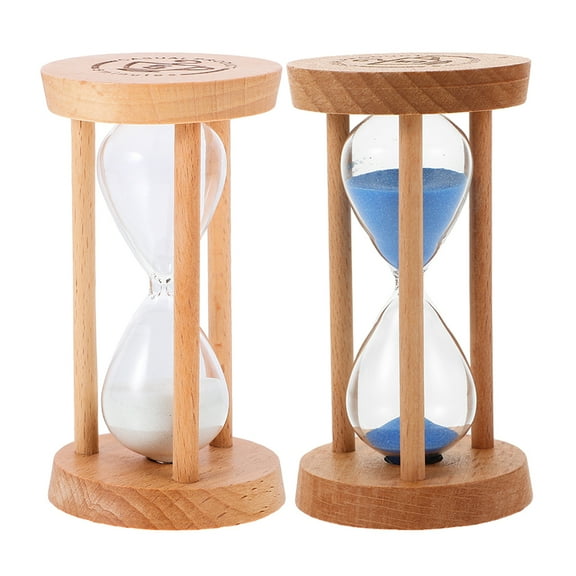 unbranded 2 Pcs Hourglass Timer Gift Decorative Multi-function Log Student
