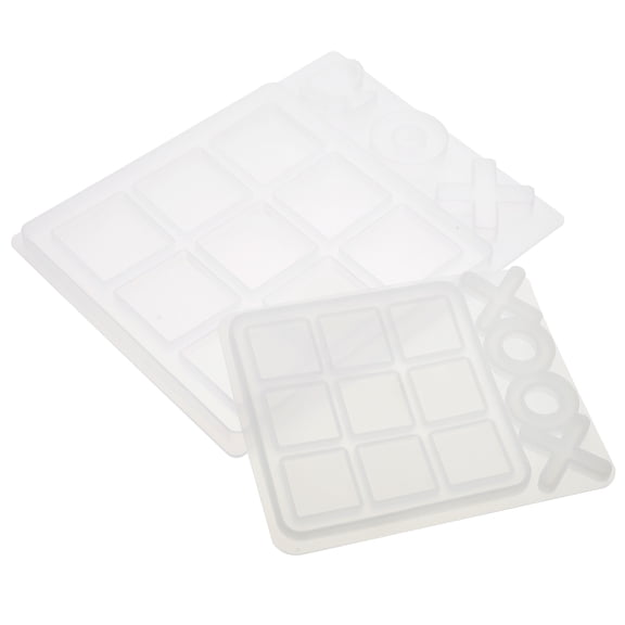 unbranded  2 Pcs Key Chain Making Kit Checkerboard Mold Resin