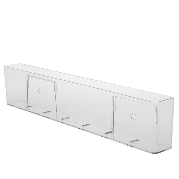 FONDOTIN Kids Wall Shelf Slim PET Wall Storage for Children's Books Simple Style Nursery 2 Pcs