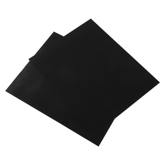 unbranded 2 Pcs Kit Electric Oven Lining Toaster Oven Mat 50.00X40.00X0.02CM Black