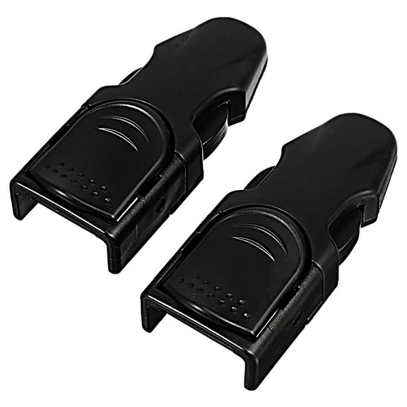 WEUVEB 2-Pack Black Quick Release Adjustable Diving Fin Strap Buckles for Snorkeling and Scuba Gear