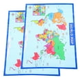thumbnail image 1 of unbranded  2 Pcs Large World Map Poster for Wall Educational Toys Decals Kids Rooms Classroom Child, 1 of 1
