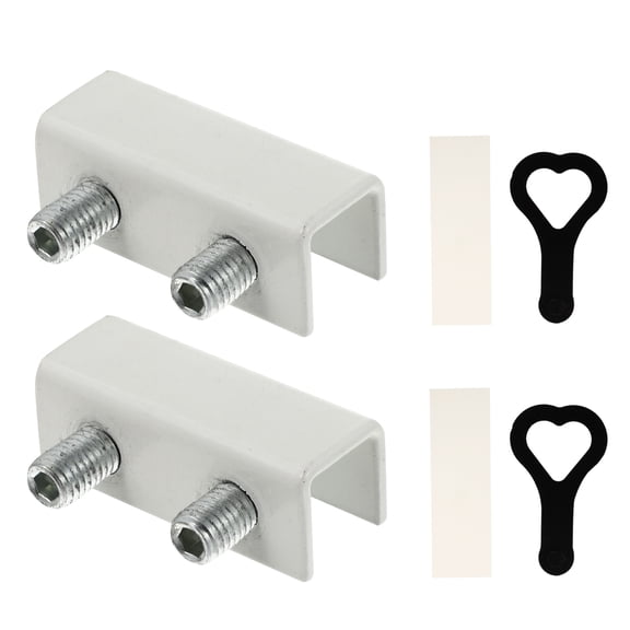 2 Pack Sliding Window Locks Rustproof Child Safety Latches for 6X2.3cm Secure Window Locking