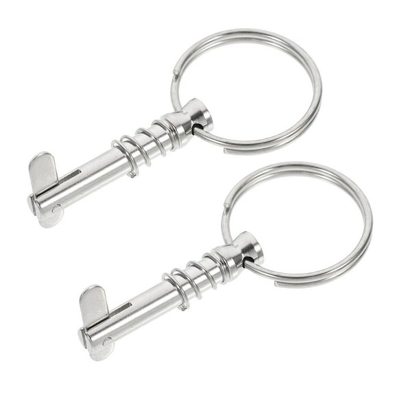 unbranded 2 Pcs Locking Hitch Pin Marine Quick Pin Yacht Pin Child 7.5X2.2X0.5CM Silver