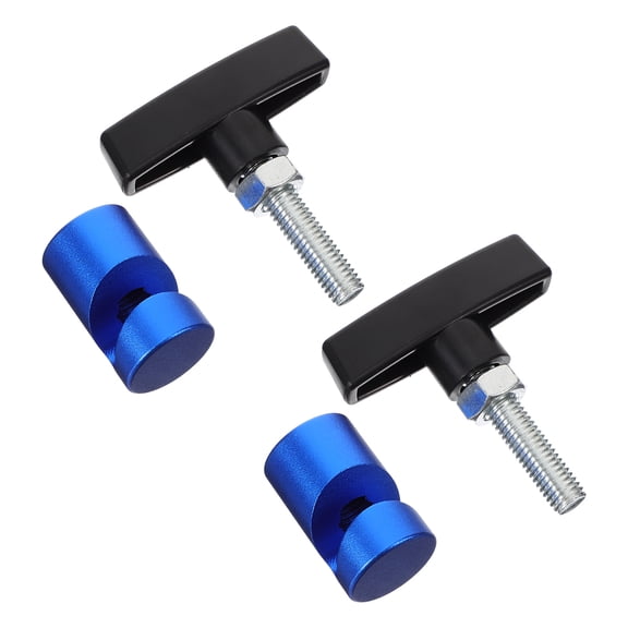 LITINKIMI Easy Install Car Hood Strut Clamp Blue Aluminum for Reliable Fix