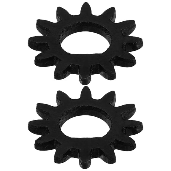 LITINKIMI Gear Function Noodle Machine Accessories Black 2Pcs 0.83X0.83X0.08In