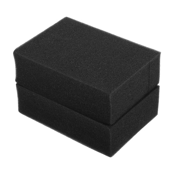 unbranded 2 Pcs Mini Toys Baby Figurines Sponge Needle Felt Pad 12.50X9.00X4.00CM Black
