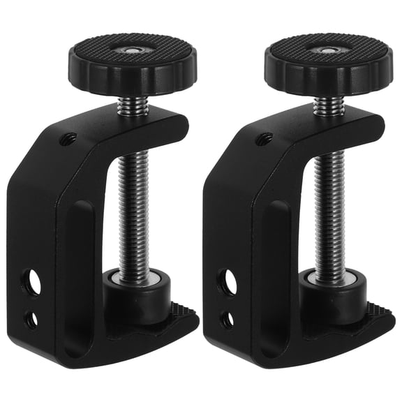 unbranded 2 Pcs Vice Different Sizes Clamps Desktop Clip Holder