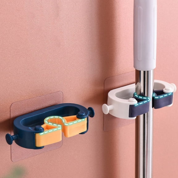 unbranded  2 Pcs Mop Hanger Scrubber Machine for Cleaning Hook White Hangers