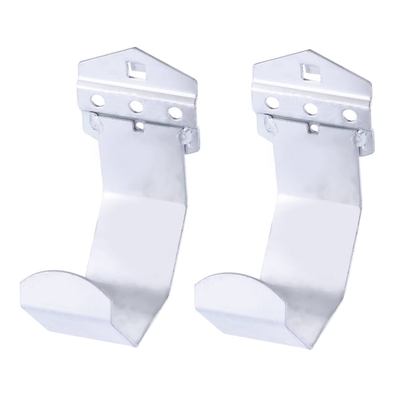 OUNONA Silver Steel Tool Hooks for Hanging Keep Work Station in Order and Improve Efficiency 100*40MM