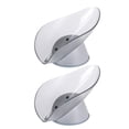 thumbnail image 1 of unbranded  2 Pcs Net Soap Bar Case Box Leaf Shape Heat-resistant Holder, 1 of 8