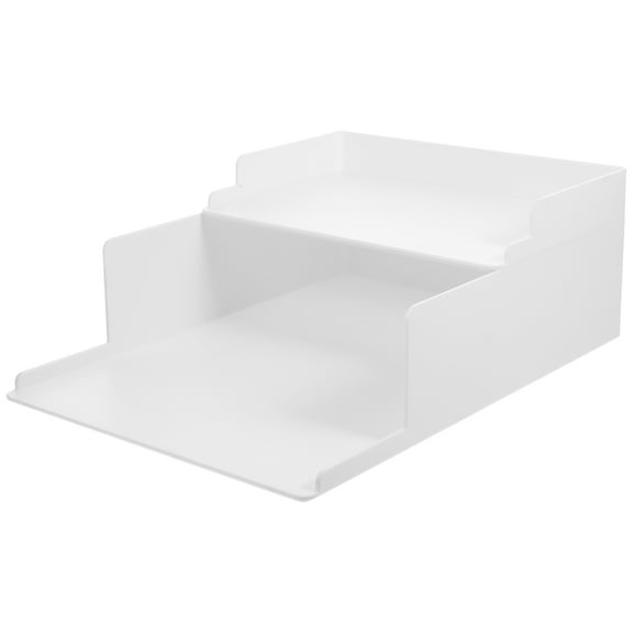 unbranded 2 Pcs Bin Student Stationery Supplies Office 32.5x23.9x8.5cm White