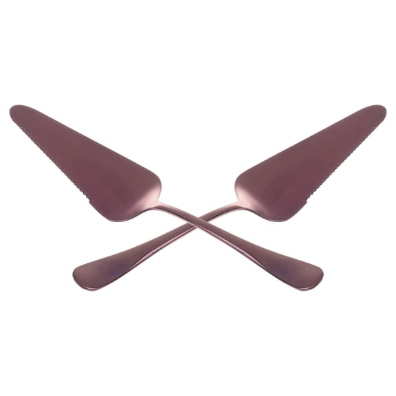 Sturdy Stainless Steel Cake Server with Triangular Design for Versatile Use in Baking and Decor 2 Pcs