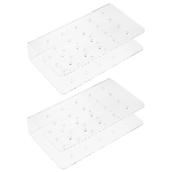 Luxshiny Lollipop Display Stands Transparent 2Pcs 6.3X3.5X1.6In
