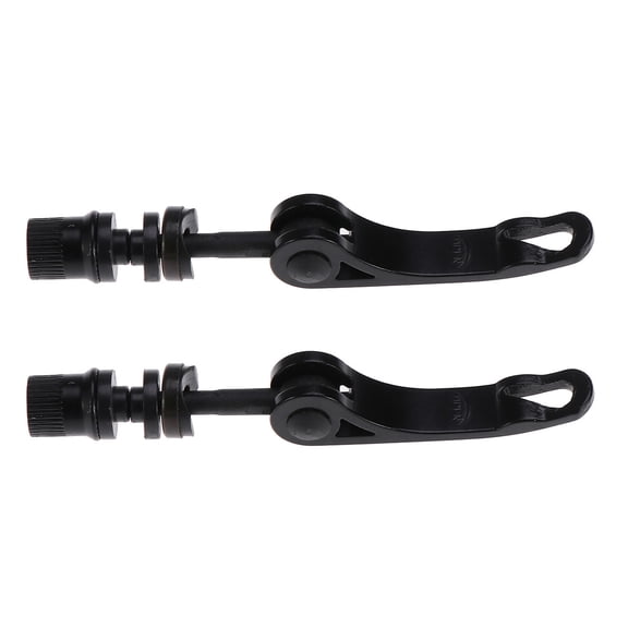 Moluckfu Seat Clamp Bicycle Quick Release Lever Black 2Pcs