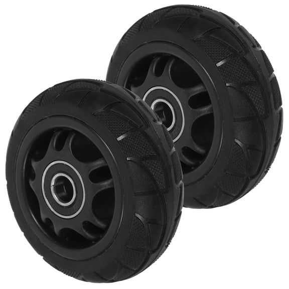 unbranded 2 Pcs Replacement Caster Wheel Shopping Cart Casters Workbench Wheels Black