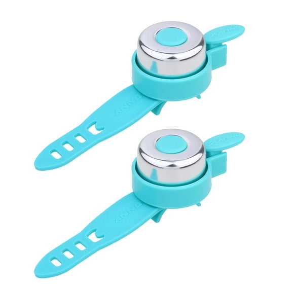 2 Pcs Electric Bike Bell Set, Removable Bells for Children Scooters and Bikes, Safety Horn Accessories
