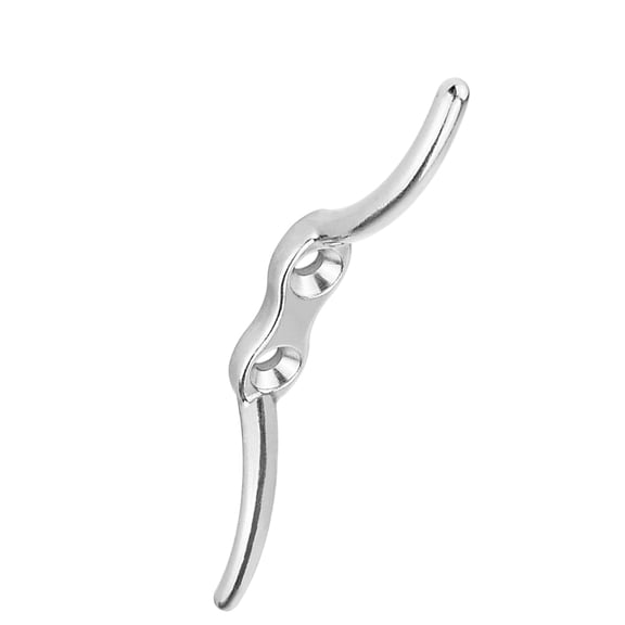 Boat Dock Accessories with Stainless Steel Rope Cleat for Secure Tie Off Area 10 Pieces Silver 6