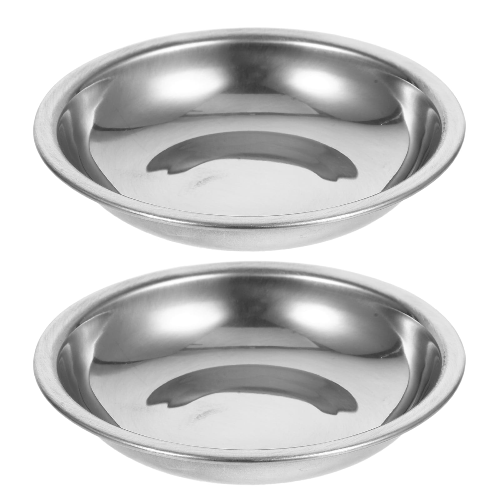 unbranded 2 Pcs Scale Trays Electronic Scale Tray 8.00X8.00X1.50CM Silver