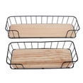thumbnail image 1 of unbranded  2 Pcs Shelf Organizers Baskets Wall Storage Shelving Rack Office, 1 of 8
