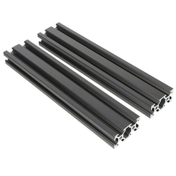 unbranded 2 Pcs Slot Cover Seal Strip Aluminum Extrusion 2040 Profile Black Anodized
