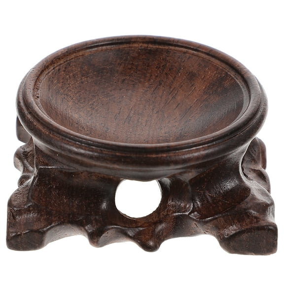 unbranded 2 Pcs Spheres Crystal Ball Base Home Decoration 6X6CM Black