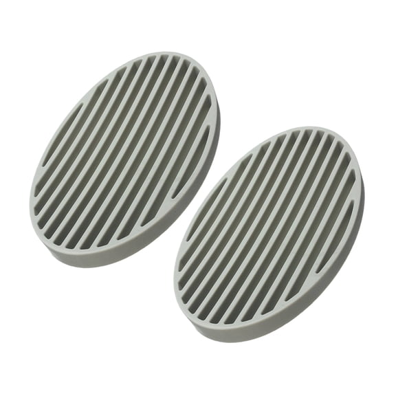 unbranded  2 Pcs Sponge Soap Holder Bathroom Dish Drainer Soapbox Grey