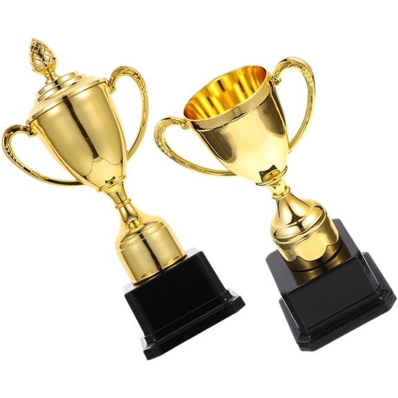 unbranded 2 Pcs Sports Toys Children's Trophy Kindergarten Trophy Student Child 22.5X12cm