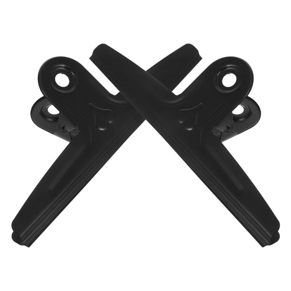 YSNOOWE Craft Clips for Art Projects Stainless Steel Clipboard Clips Black 2Pcs