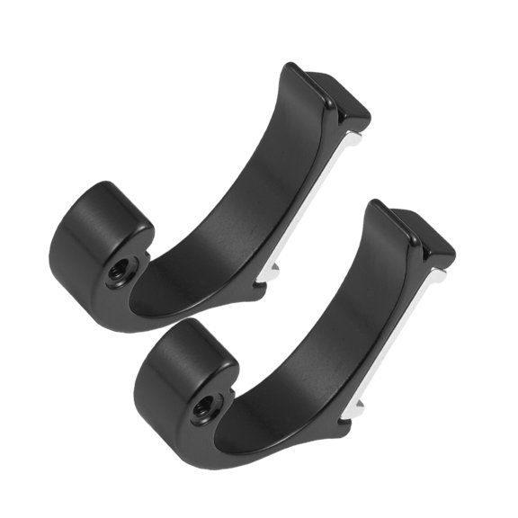 unbranded  2 Pcs Sticker Decor Room The Hook Removable Wall Stickers Black