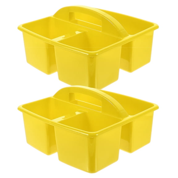 2Pcs Art Supplies Storage Holder with Handle for Painting Tools and Organizer