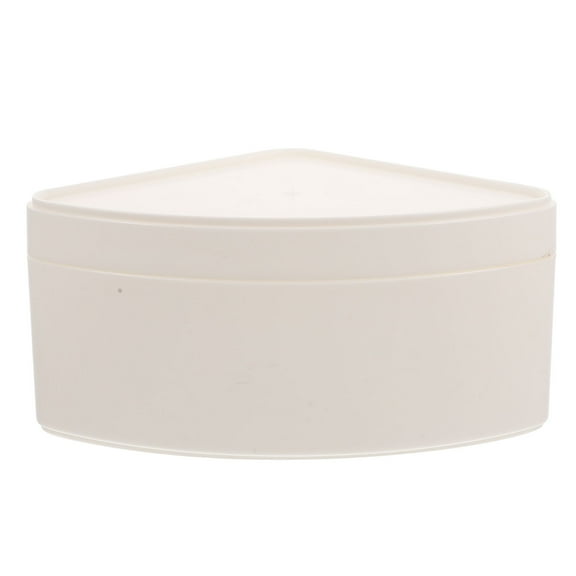 unbranded 2 Pcs Storage Box Containers Bins Crate Office Trash Can White