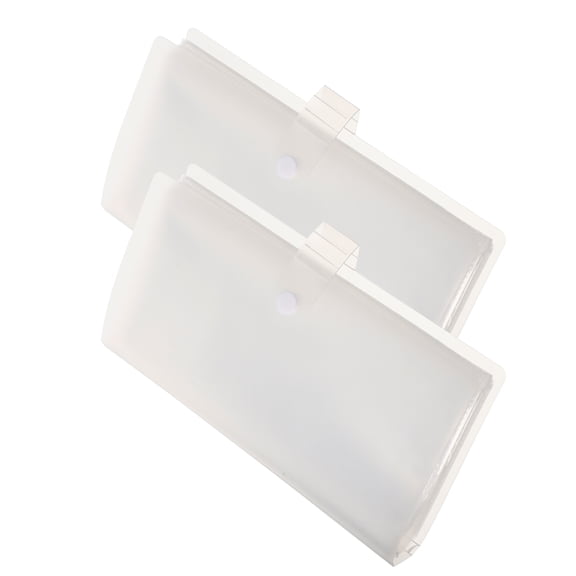 unbranded 2 Pcs Ticket Booklet Album Postcards Tickets Travel Transparent