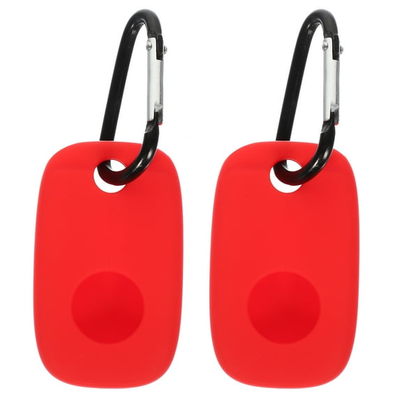 unbranded 2 Pcs Tile Pro Case Tile Mate Fob Cover Compatible Tracker Case 6.3X3.8CM Red