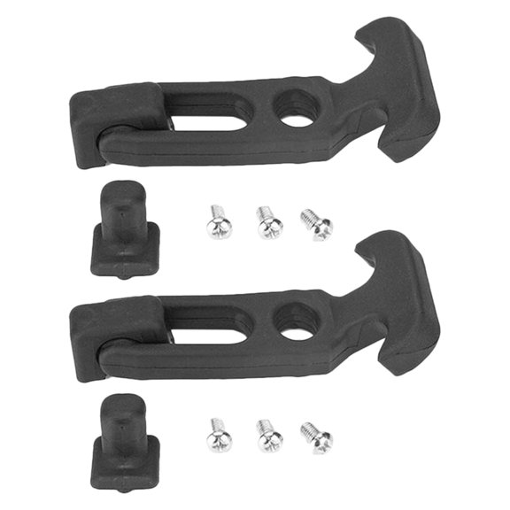 2 Pack Toolbox Latches with T-Handle Lock Hasp for Toolboxes, Metal Hardware Set
